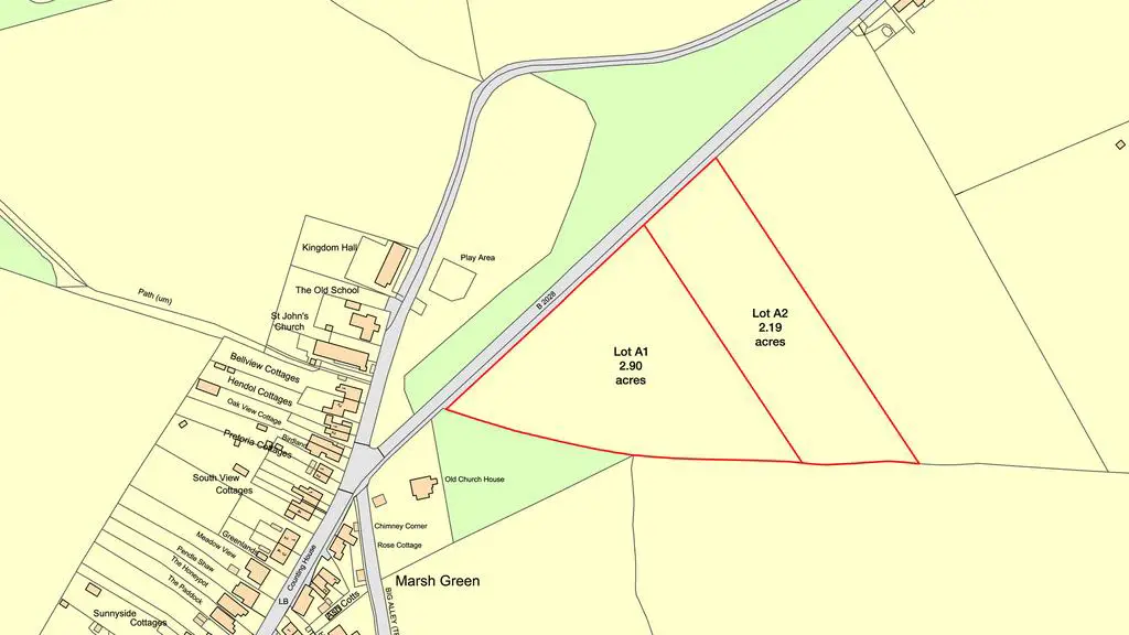 Land for sale in Edenbridge site plan