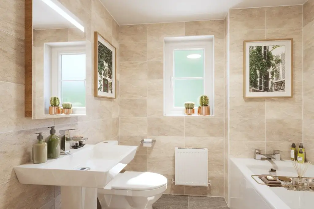 Bathroom in The Denby 3 bed home