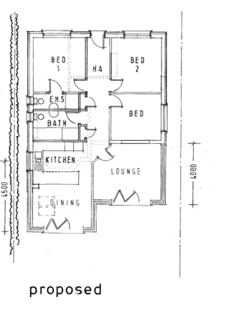 Proposed Floor Plan   Bungalow Option