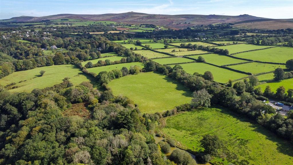 Drone Image Showing Dartmoor