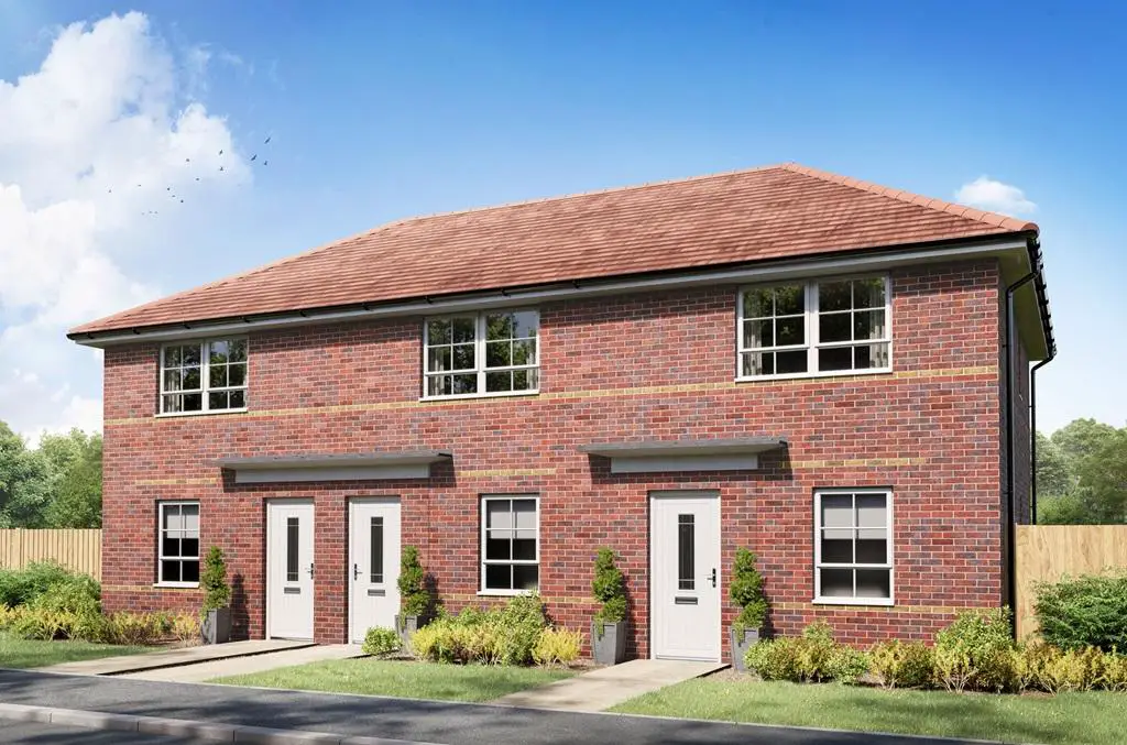 Exterior CGI elevation of our 2 bed Kenley home