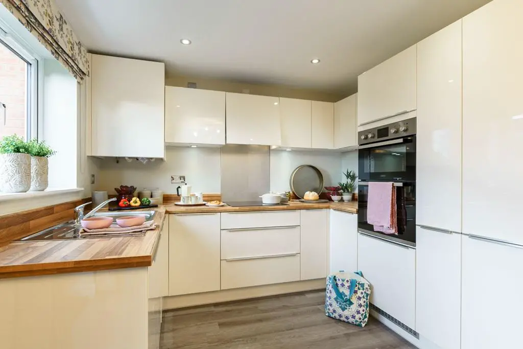 Lots of worktop space with modern appliances