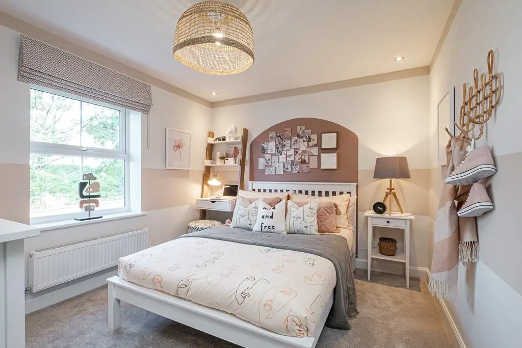 Double bedroom in an Exeter home
