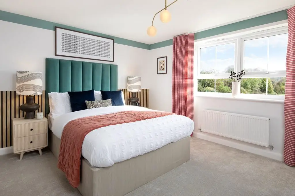 En suite main bedroom in the Haversham 4...
