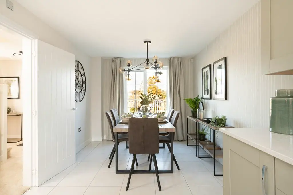 Enjoy your open plan kitchen dining room