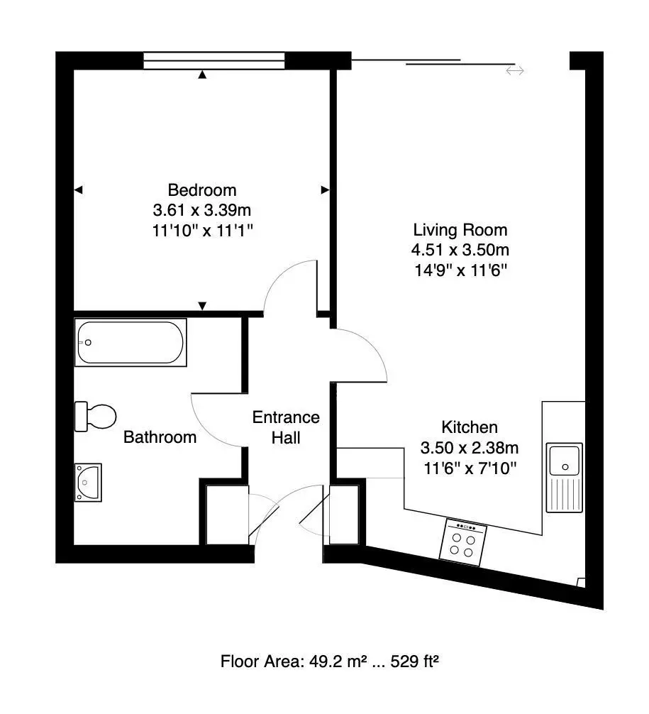 Floor Plan   23 Bessborough House, DA9 9 FF.jpg