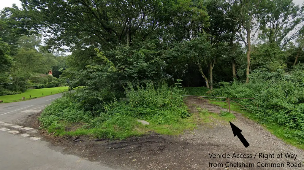 Vehicle Access Right of Way Chelsham Common Road