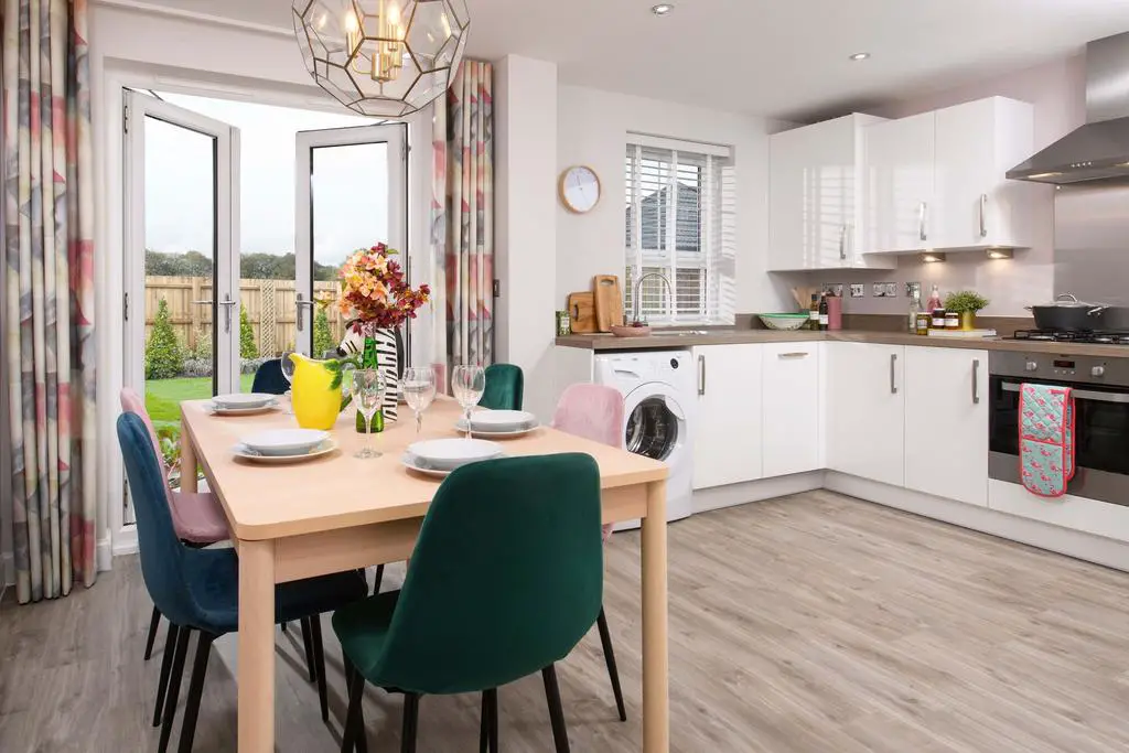 Kitchen diner in the Maidstone 3 bedroom Show Home