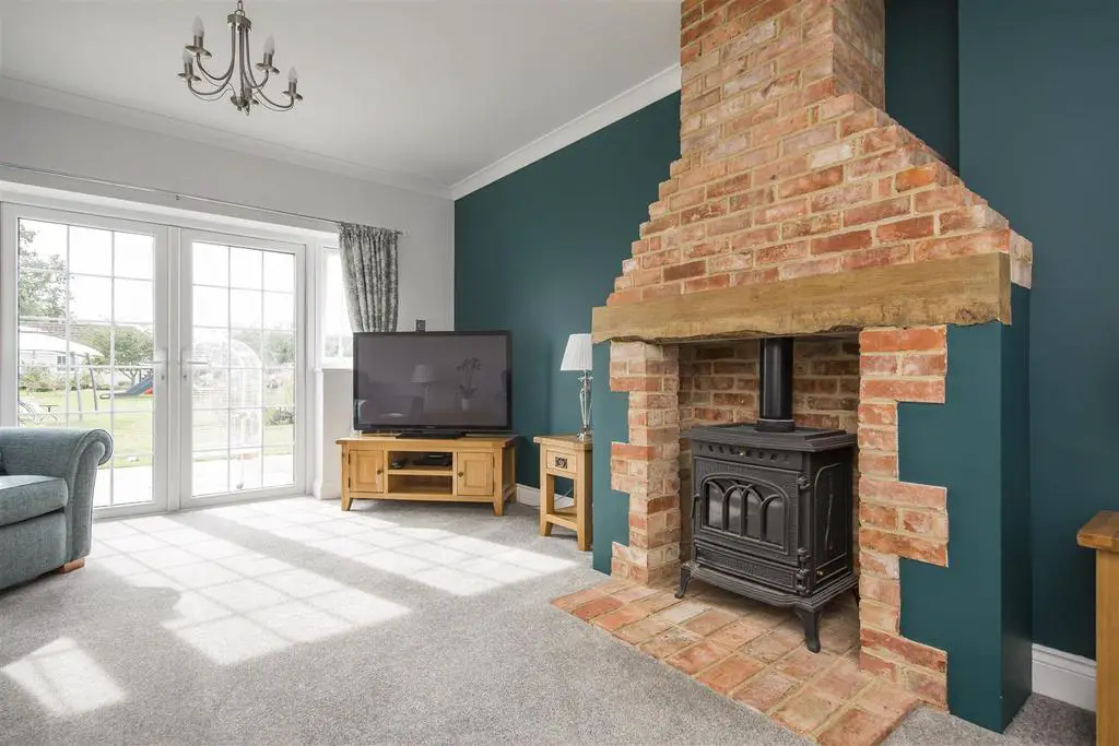 Feature Fireplace with Stove