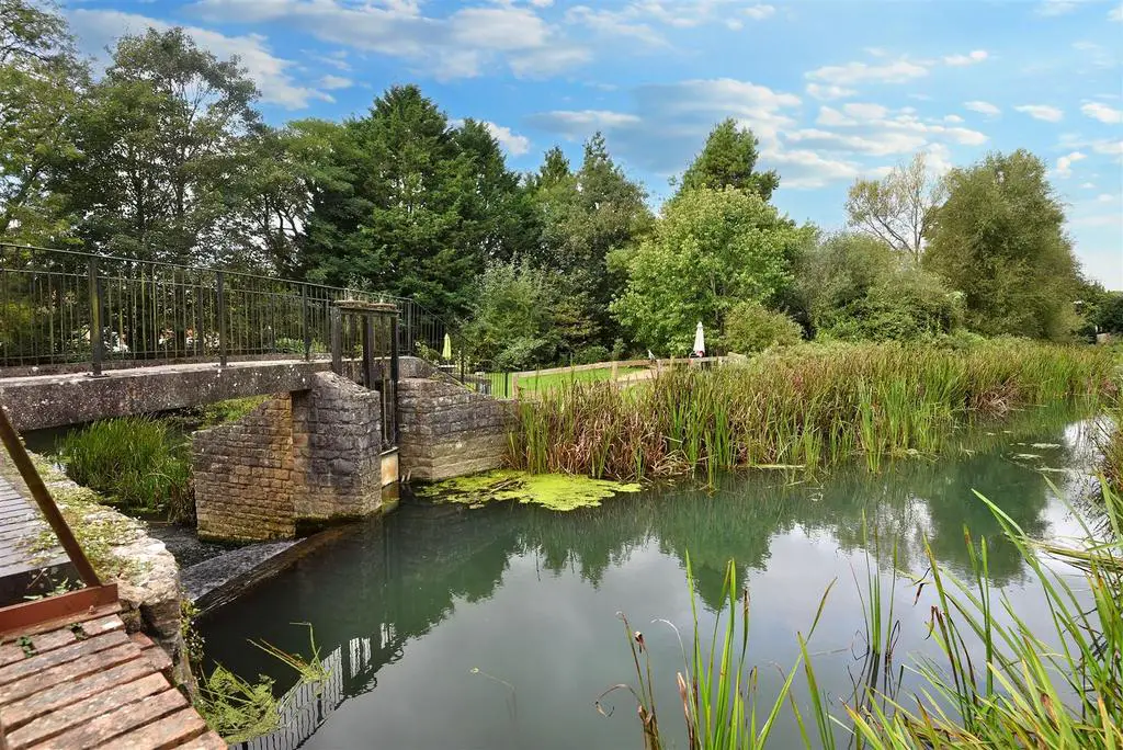 River and Bridge to the Garden