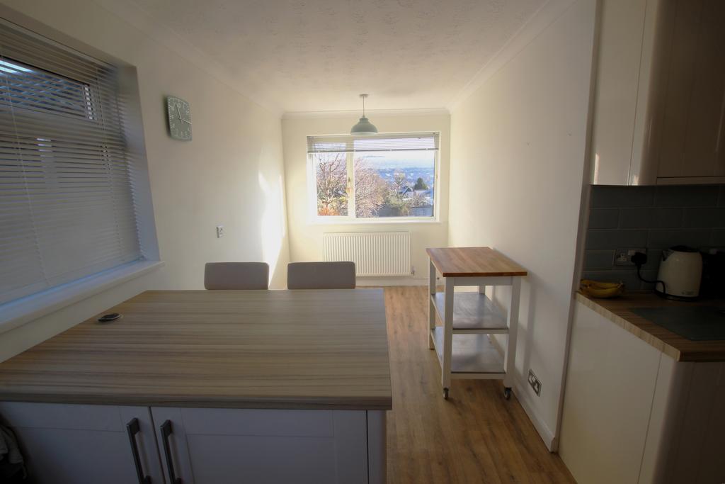 Kitchen/diner with views of Windmill Hill