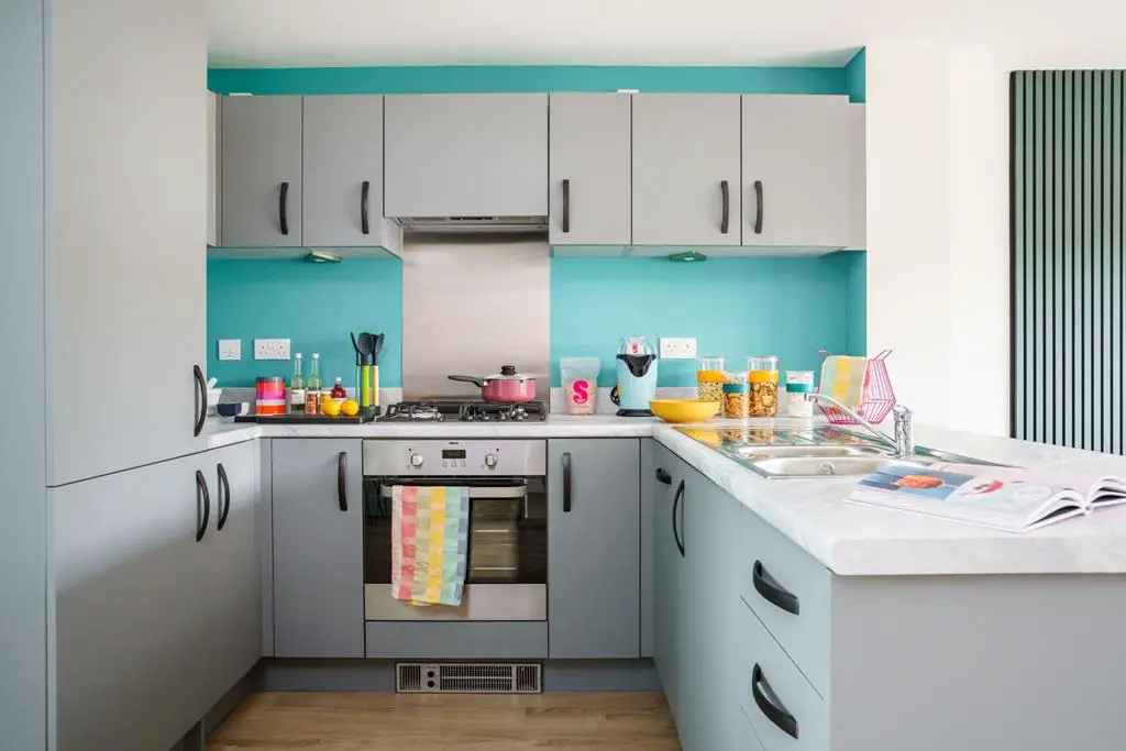 A bright and contemporary kitchen