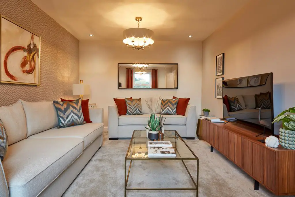 Spacious lounge in the Ingleby 4 bedroom home