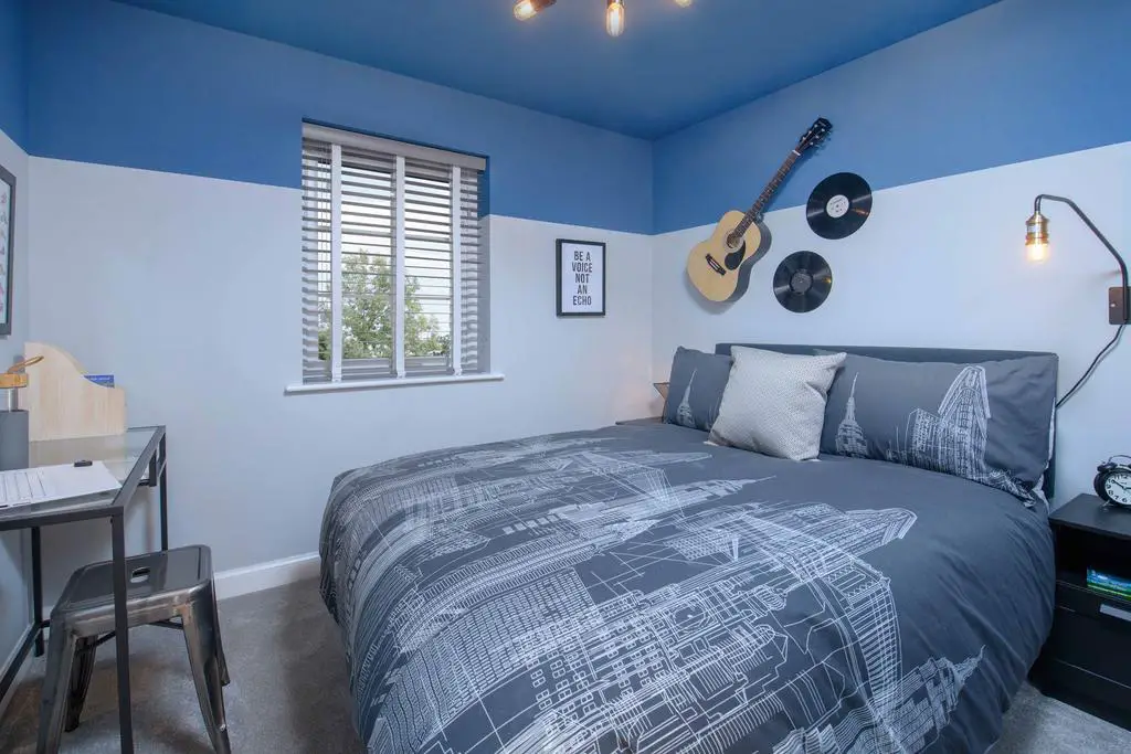 Double bedroom in the Ripon Show Home