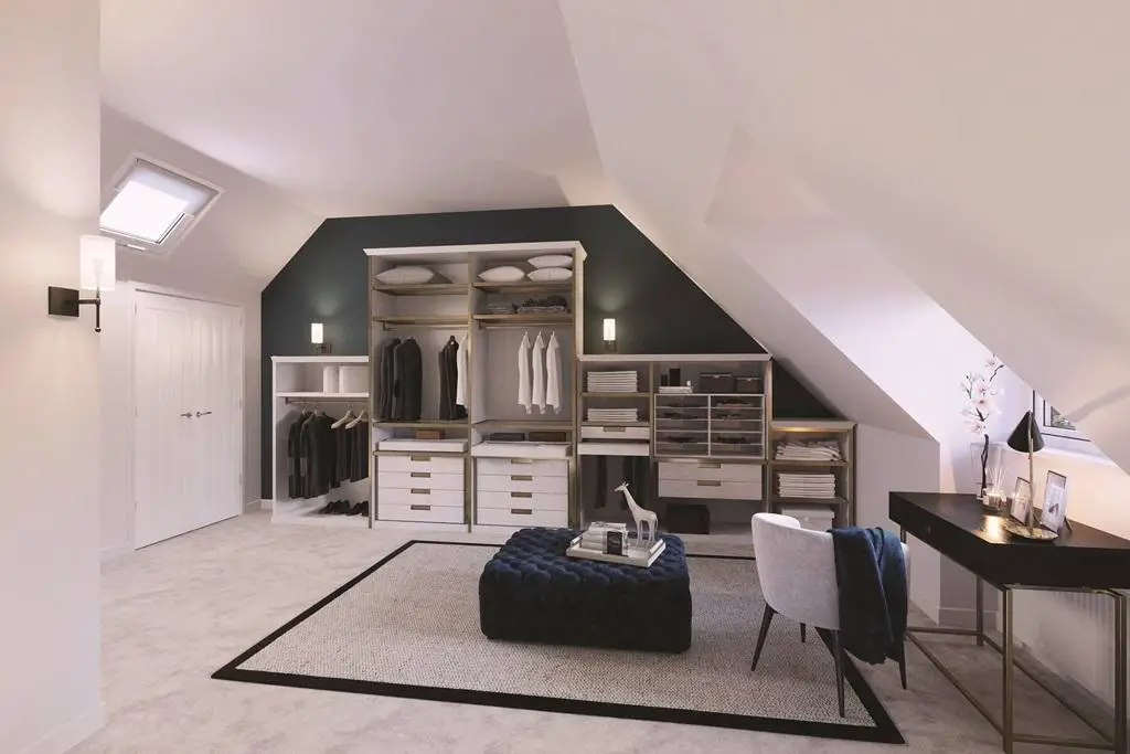The top floor could be used as a dressing area