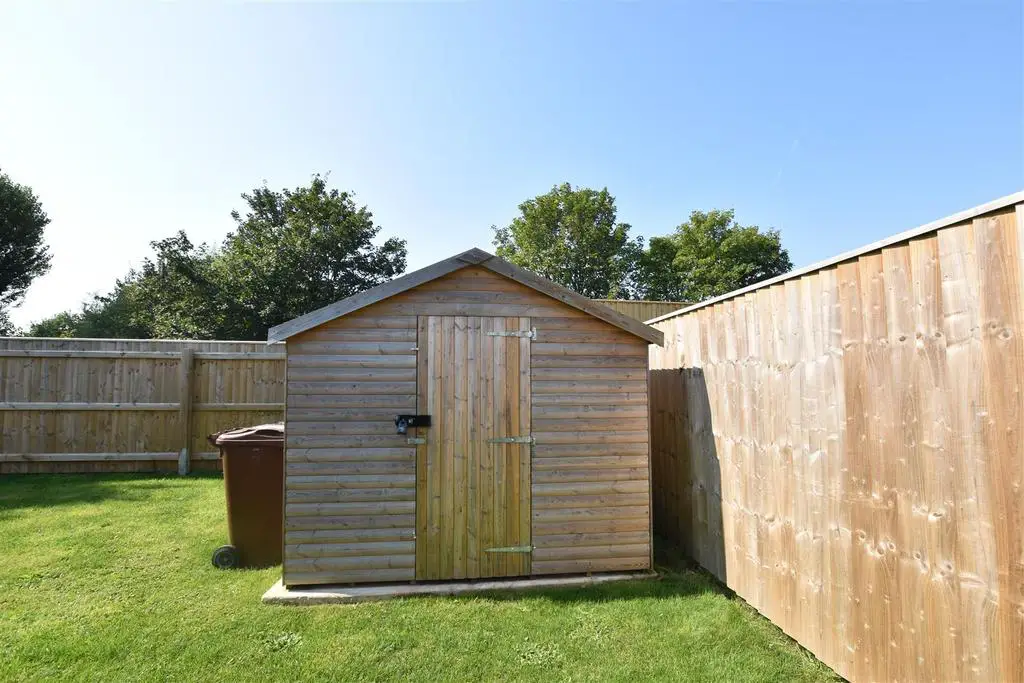 Timber garden shed