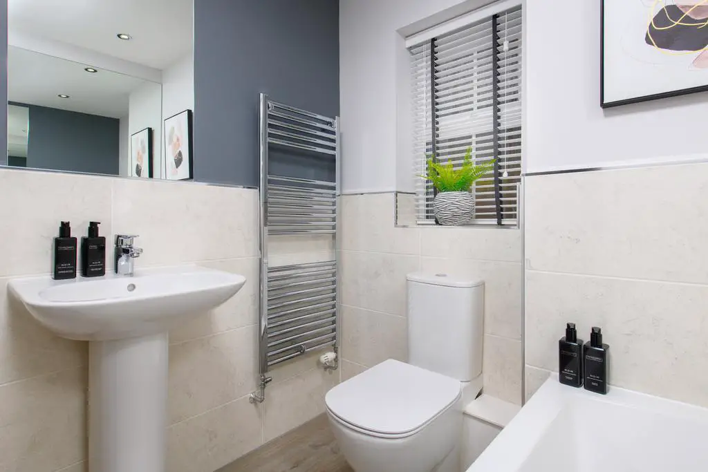 House bathroom in The Archford Show Home at...