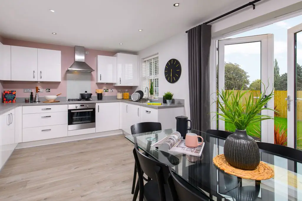 The Archford Show Home kitchen with French...