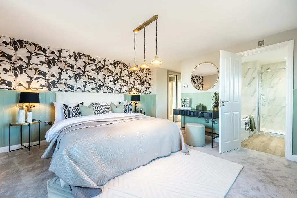 Alconbury Weald Moreton Show Home main bedroom
