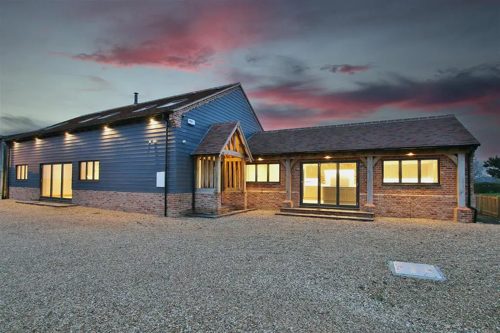 The Old Dairy, Puddock Road, Warboys, night front