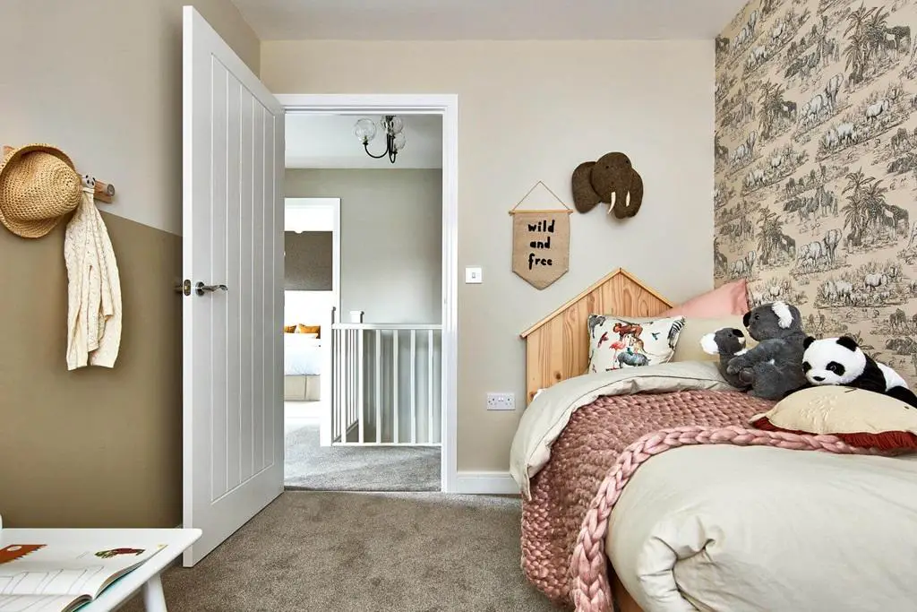 Bedroom 3 is an ideal children&#39;s room or home...