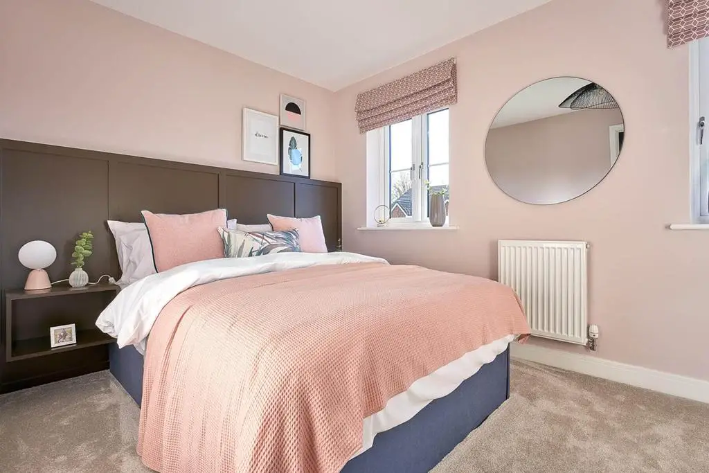 The second double bedroom offers a flexible layout