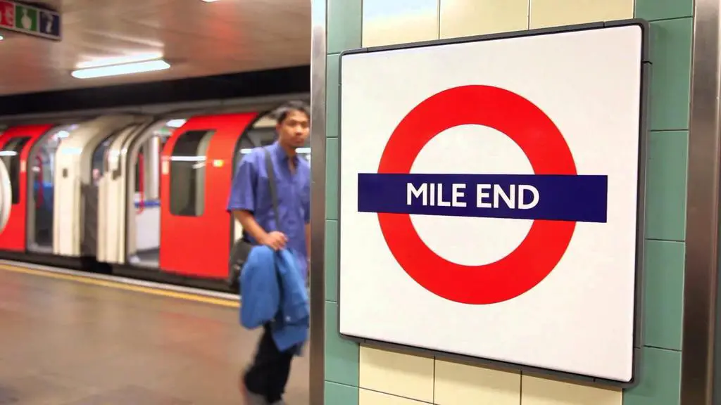 Mile end tube station