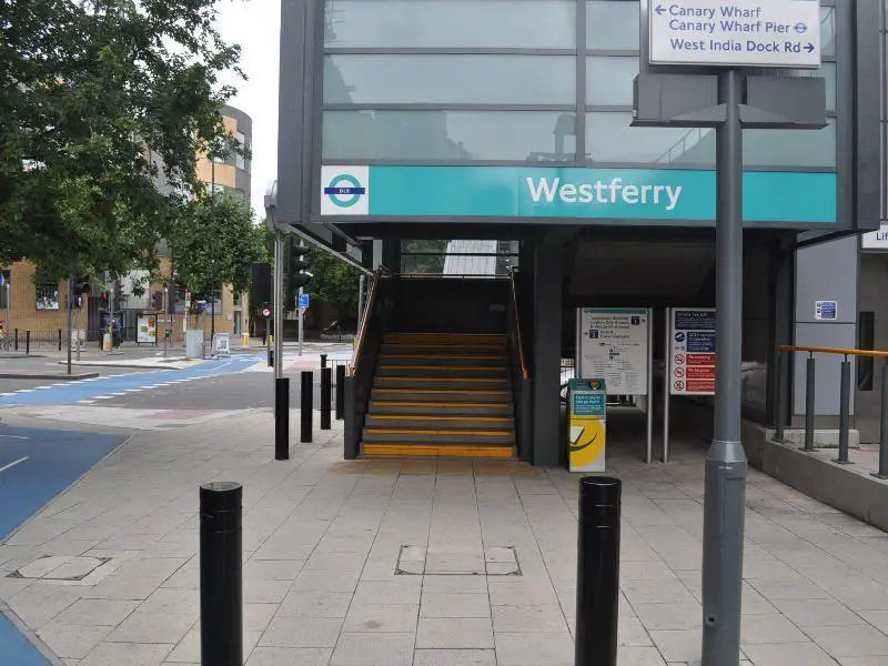 Westferry station