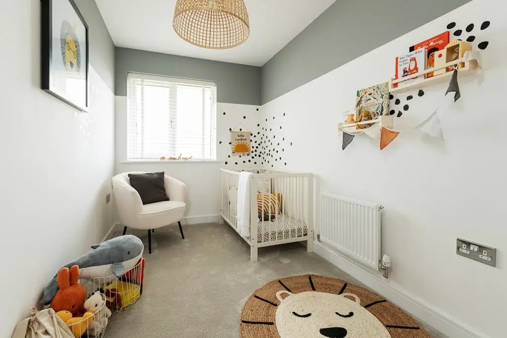 Bedroom 3 is ideal for an office or child&#39;s...