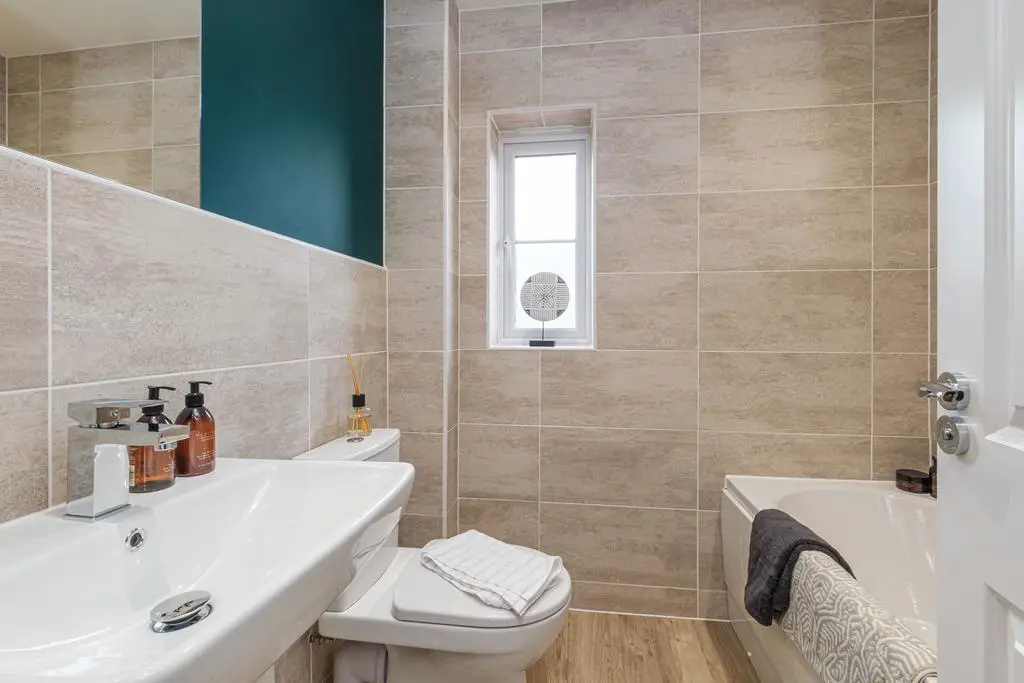 Interior view of the bathroom in our 4 bed...