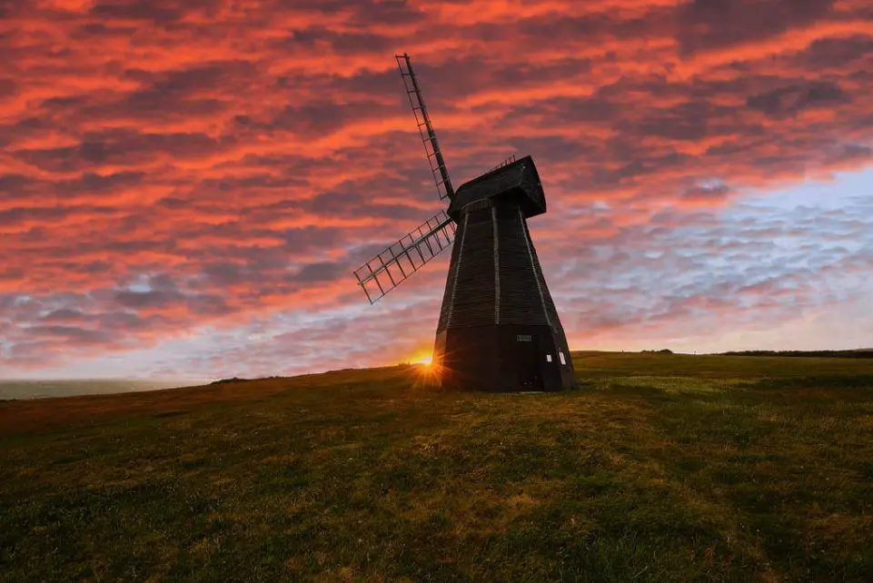 Windmill at Sunset.JPG