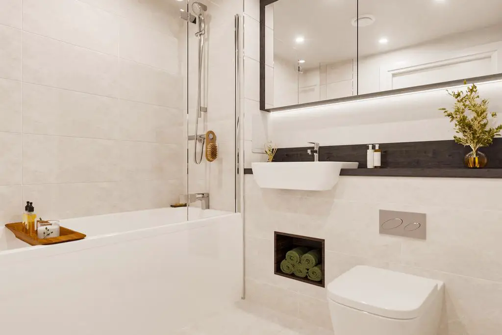 Bathroom   Brookside Apartments (Plot 109)