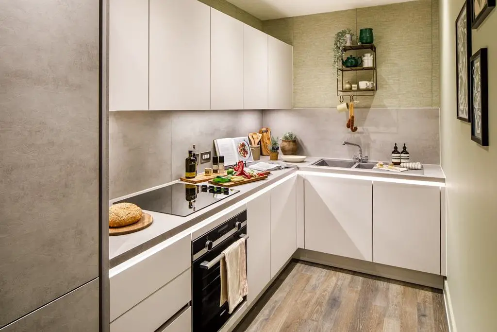 Each kitchen includes integrated appliances &amp;...