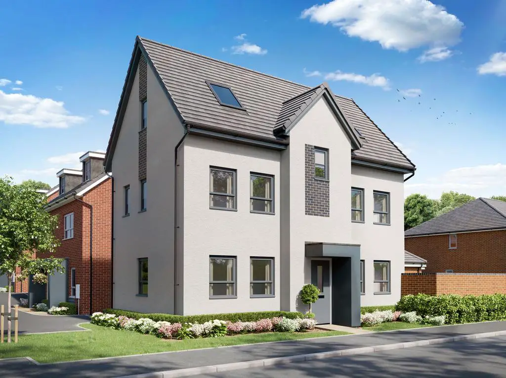 CGI exterior view of our Hesketh 4 bed home