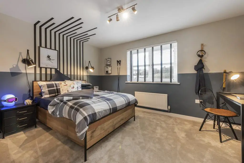 Indicative Bedroom, Contemporary Modern Decoration