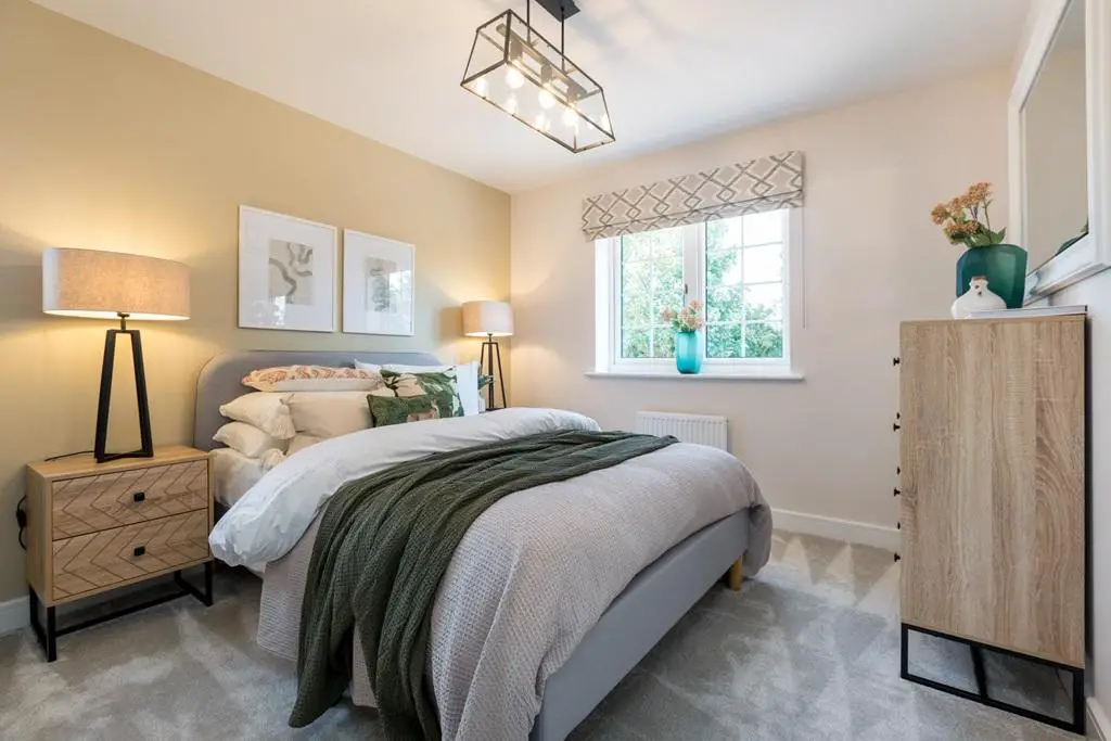 Enjoy a spacious and relaxing main bedroom