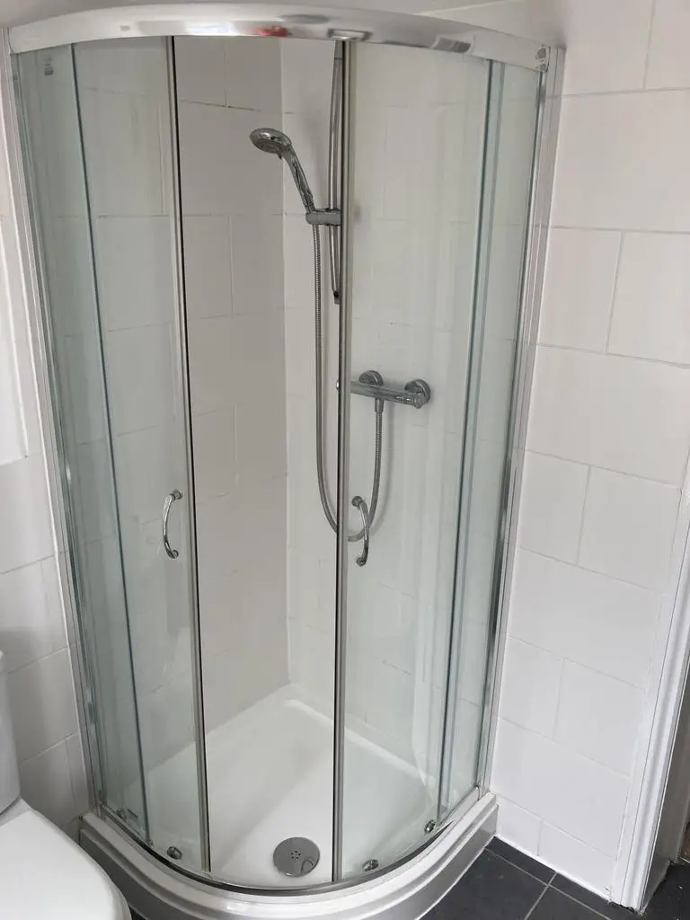 Shower within bathroom