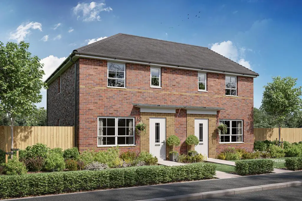 Exterior CGI view of our 3 bed Ellerton home