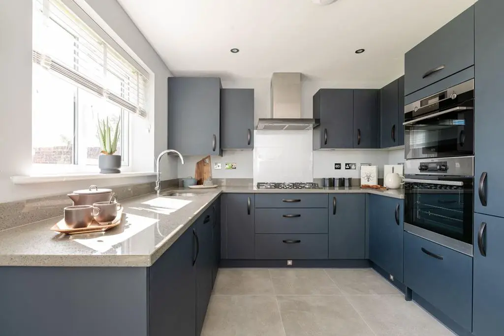 Enjoy a modern kitchen with plenty of storage