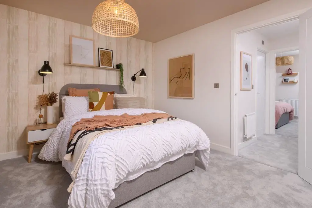 Relax and unwind in the spacious double bedroom