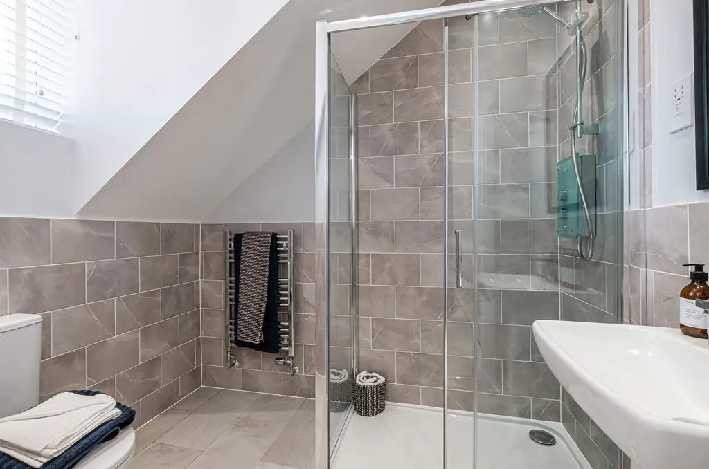 Interior view of the en suite in our 4 bed...
