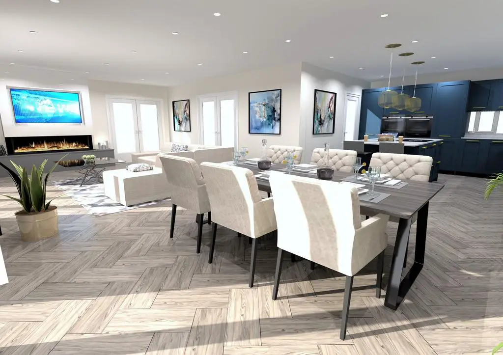 Example Dining Area &amp; Living Space