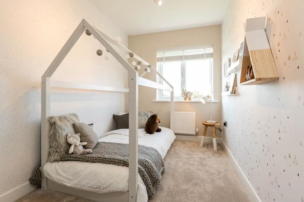 The third bedroom is perfect for children or...