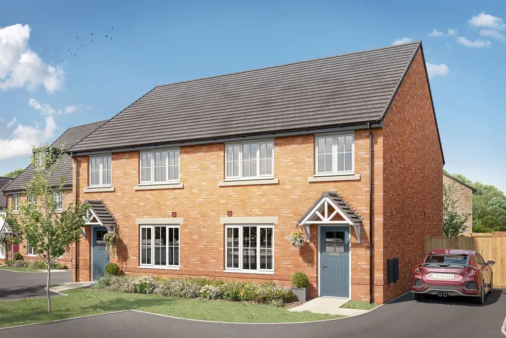 CGI of the Lydford semi detached