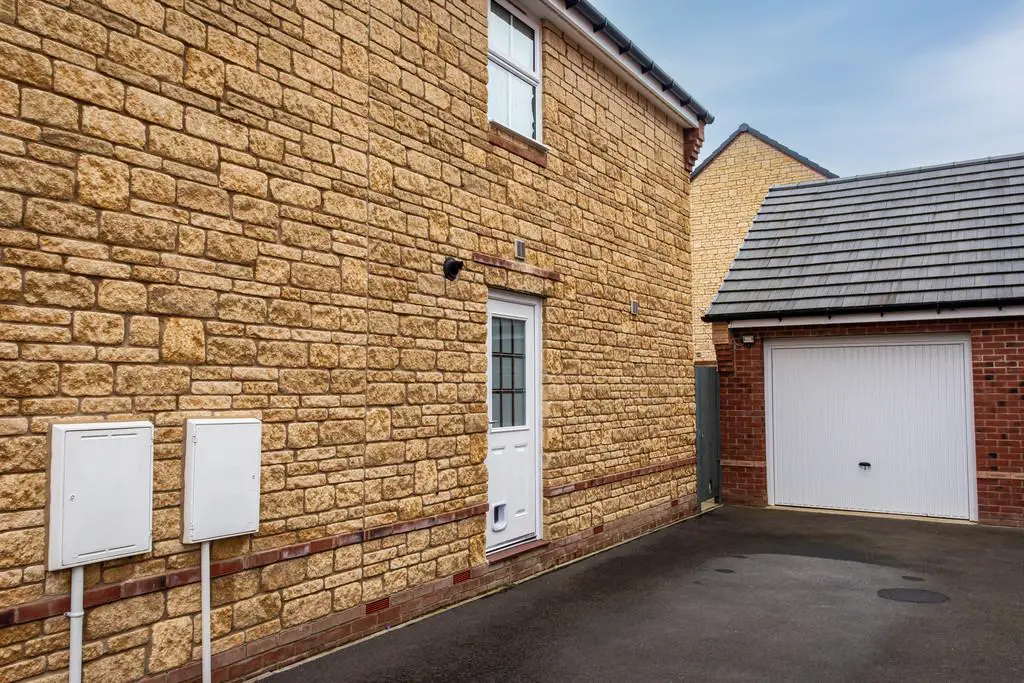 Garage and driveway