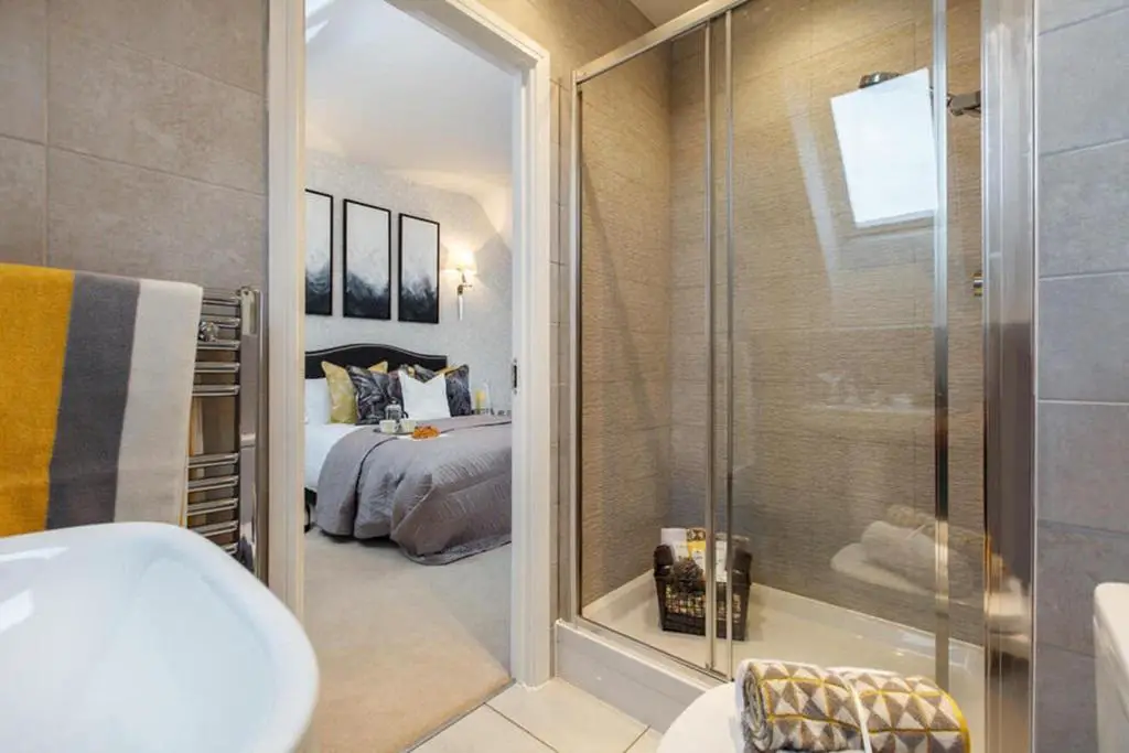 Bedroom 1 boasts its own en suite shower room