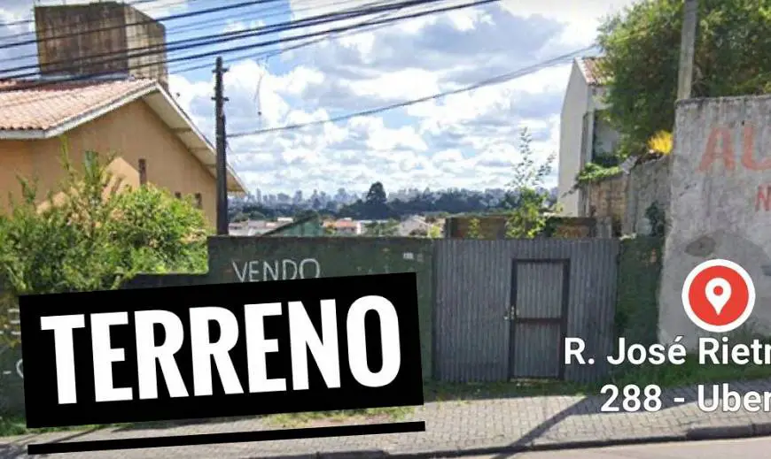 Foto 1 de Lote/Terreno à venda, 275m² em Uberaba, Curitiba