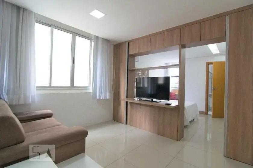 Foto 1 de Apartamento com 1 Quarto para alugar, 40m² em Sion, Belo Horizonte