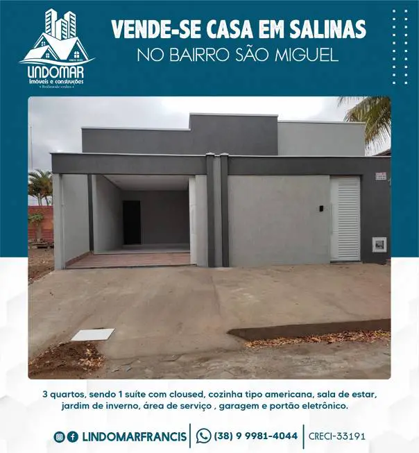 Foto 5 de Casa com 3 Quartos à venda, 130m² em Centro, Salinas