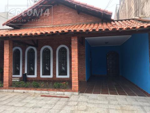 Foto 1 de Casa com 3 Quartos para alugar, 224m² em Vila Gilda, Santo André